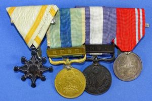 Japanese Four Place Order and Medals Bar