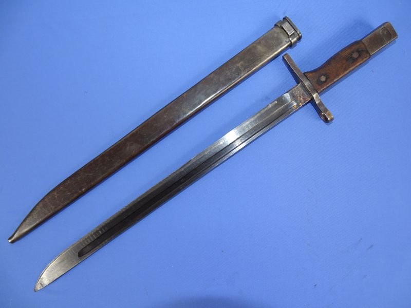 WWII Japanese Arisaka Rifle Bayonet by Toyoda Automatic Loom Works Under Nagoya Arsenal Supervision — image 3