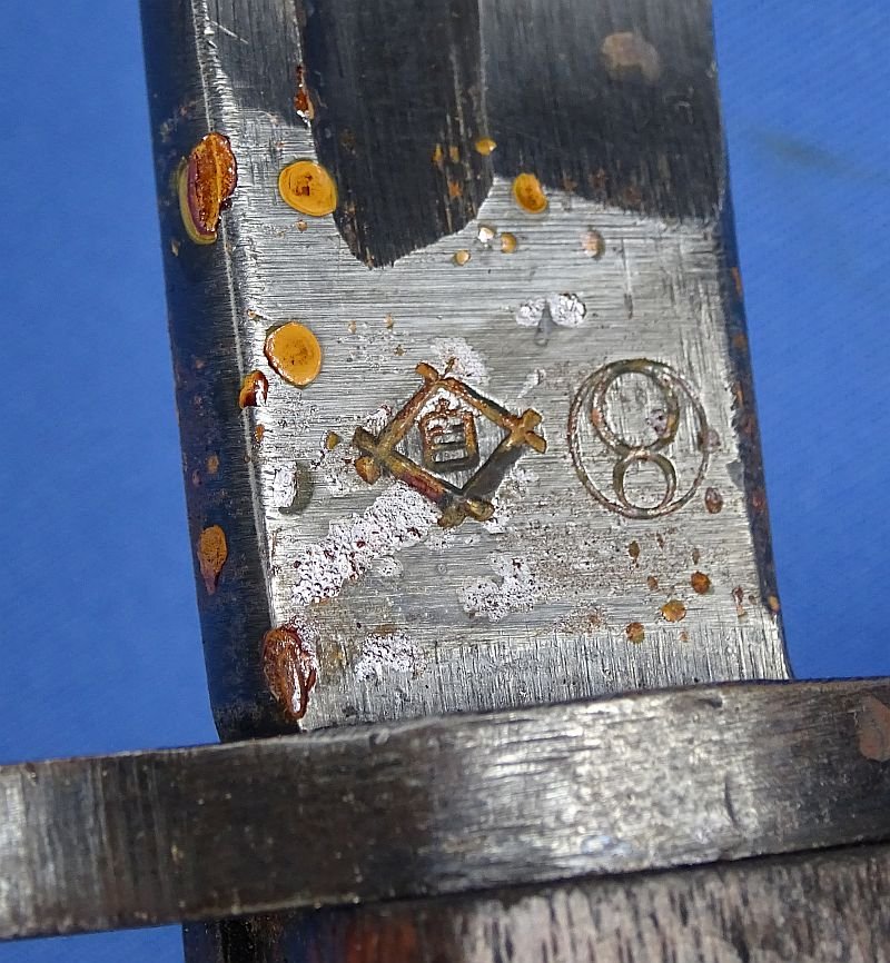 WWII Japanese Arisaka Rifle Bayonet by Toyoda Automatic Loom Works Under Nagoya Arsenal Supervision — image 6