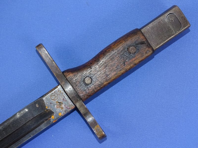 WWII Japanese Arisaka Rifle Bayonet by Toyoda Automatic Loom Works Under Nagoya Arsenal Supervision — image 8