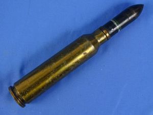 WWII Japanese 25 MM Anti Aircraft Round