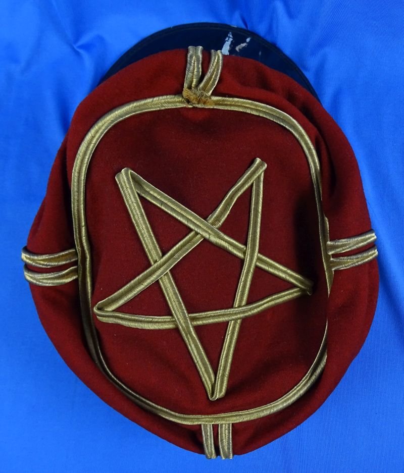 Named Japanese Army Military Police Senior Officer Dress Uniform Cap — image 7