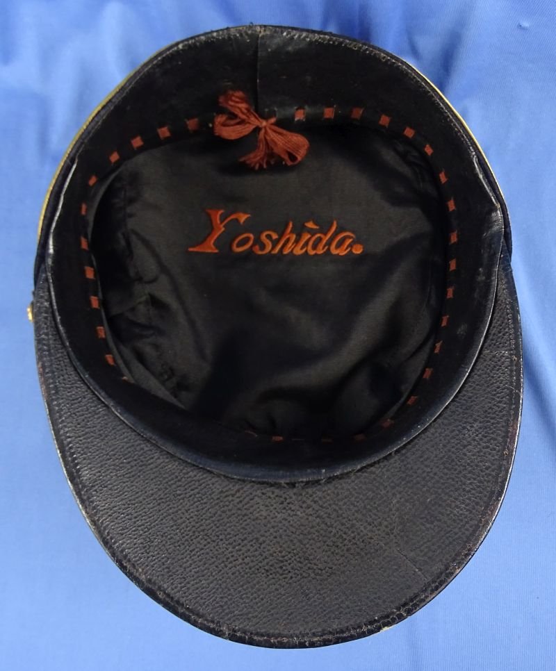 Named Japanese Army Military Police Senior Officer Dress Uniform Cap — image 8