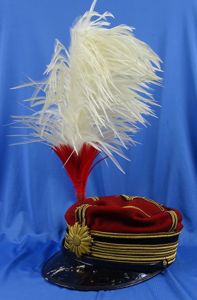 Named Japanese Army Military Police Senior Officer Dress Uniform Cap