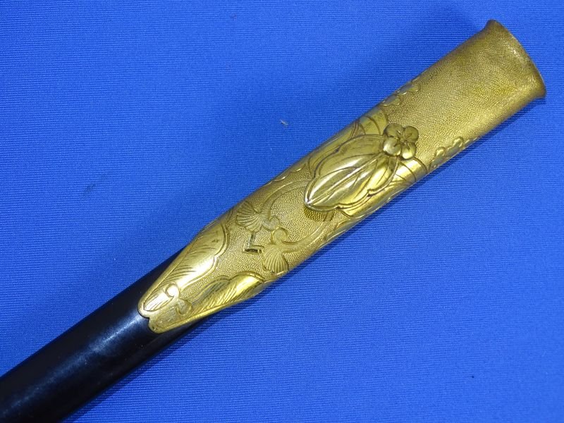 Published Japanese Type 19 Meiji Era Sonin Level Diplomatic and Civil Officer Dress Sword with Family Crest — image 12