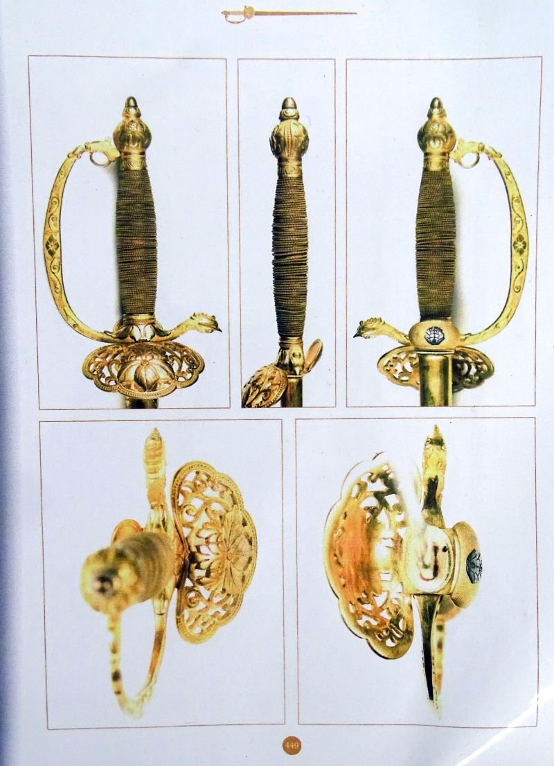 Published Japanese Type 19 Meiji Era Sonin Level Diplomatic and Civil Officer Dress Sword with Family Crest — image 15