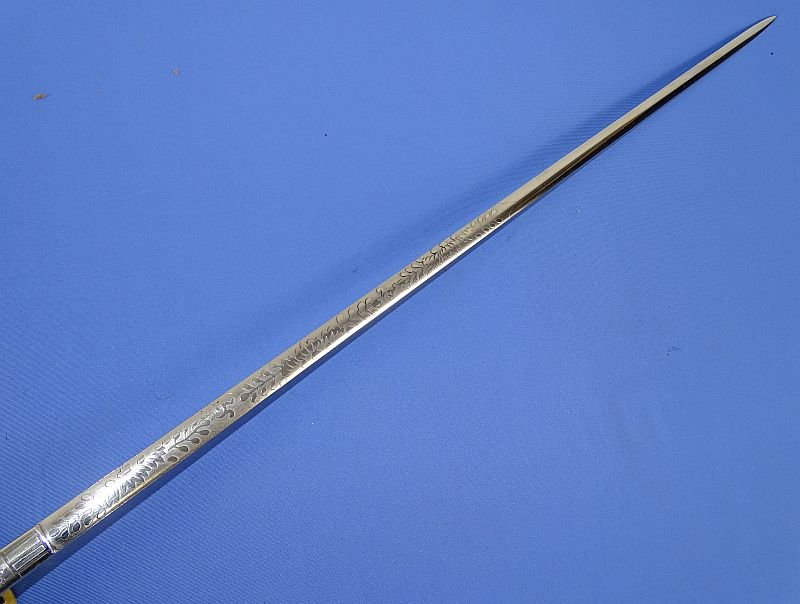 Published Japanese Type 19 Meiji Era Sonin Level Diplomatic and Civil Officer Dress Sword with Family Crest — image 5