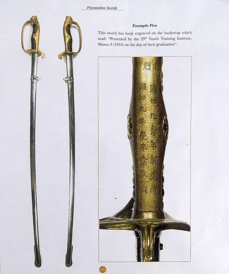 Published 1934 Dated Japanese Army Presentation Company Grade Officer Sword — image 10