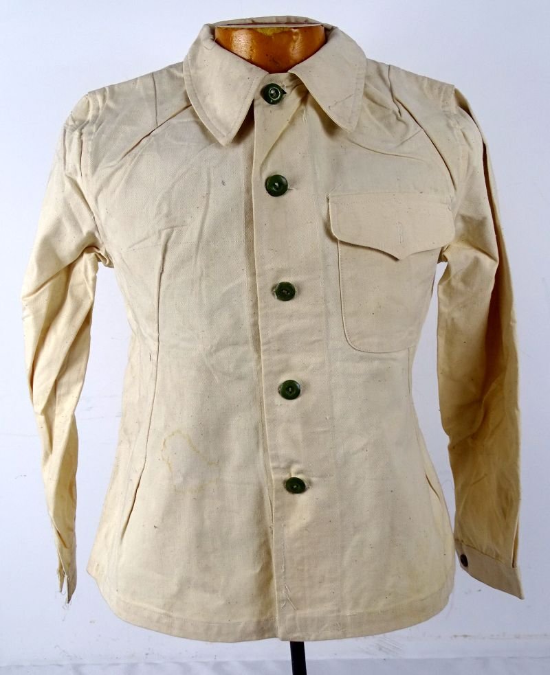 Unissued Japanese Army White Uniform with Tunic and Trousers — image 2