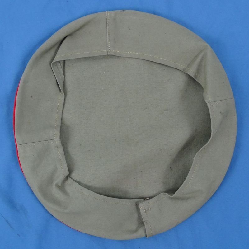 WWII Japanese Army Enlisted Visor Cap Green Cotton Cover — image 2