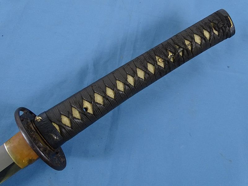 Signed Japanese Showa Era Katana in Civilian Mounts with Signed Blade — image 10