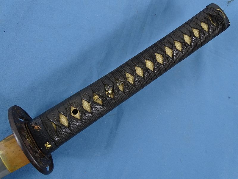 Signed Japanese Showa Era Katana in Civilian Mounts with Signed Blade — image 11