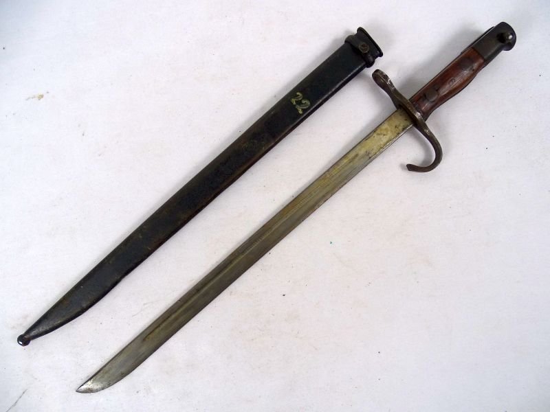 WWII Japanese Arisaka Rifle Training Bayonet — image 2
