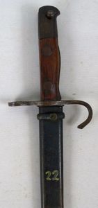 WWII Japanese Arisaka Rifle Training Bayonet