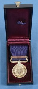 Cased Japanese Dark Blue Ribbon Medal of Honor