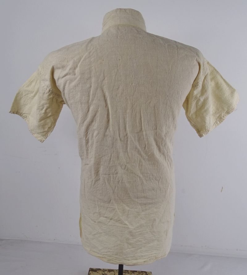 WWII Japanese Navy EM/CPO White Short Sleeve Shirt — image 3