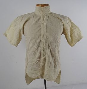 WWII Japanese Navy EM/CPO White Short Sleeve Shirt