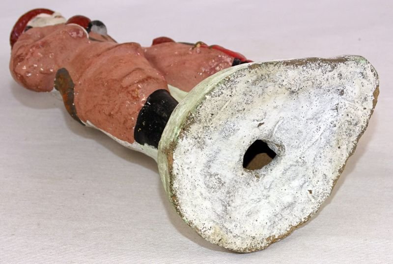 WWII 9 Inch Tall Ceramic Statue of a Japanese Army Officer with Sword and Kanji Annotations — image 4