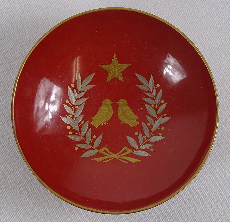 Large Boxed Japanese Military Sake Cup — image 2