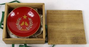Large Boxed Japanese Military Sake Cup