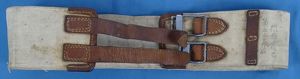 WWII Japanese PT Web Belt with Kanji Annotations