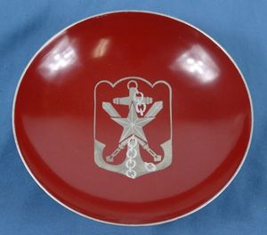 Large Japanese Expired Time Soldiers League Sake Cup