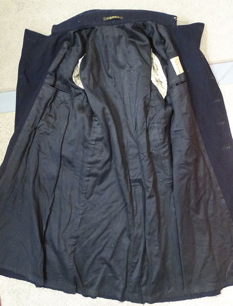 Named WWII Japanese Navy Paymaster Corps Ensign Overcoat — image 5