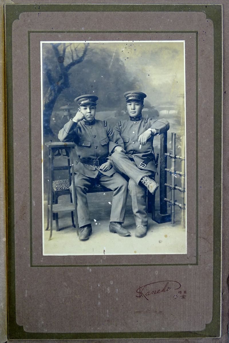 Portrait Photograph of Two Japanese Army 15th Regiment NCO's — image 2