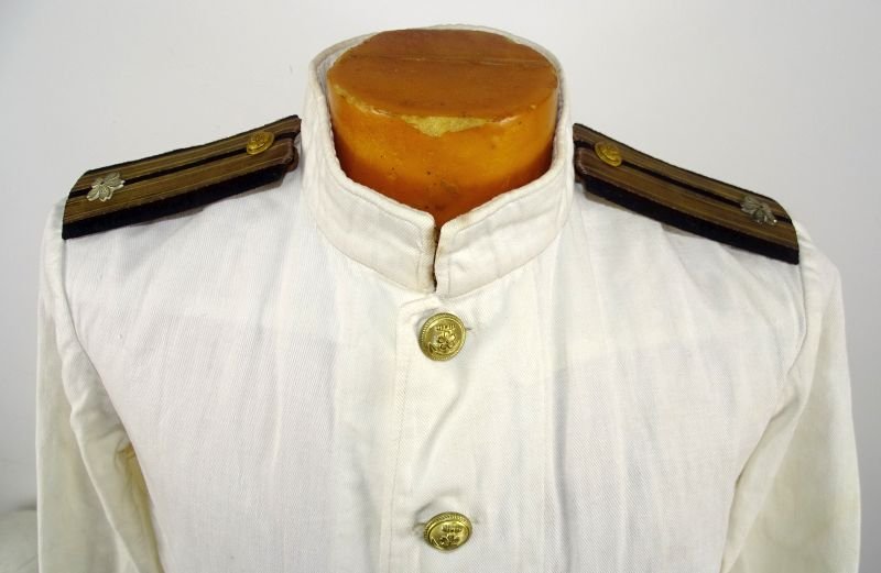 Named WWII Japanese Navy Lieutenant Commander White Summer Tunic — image 4
