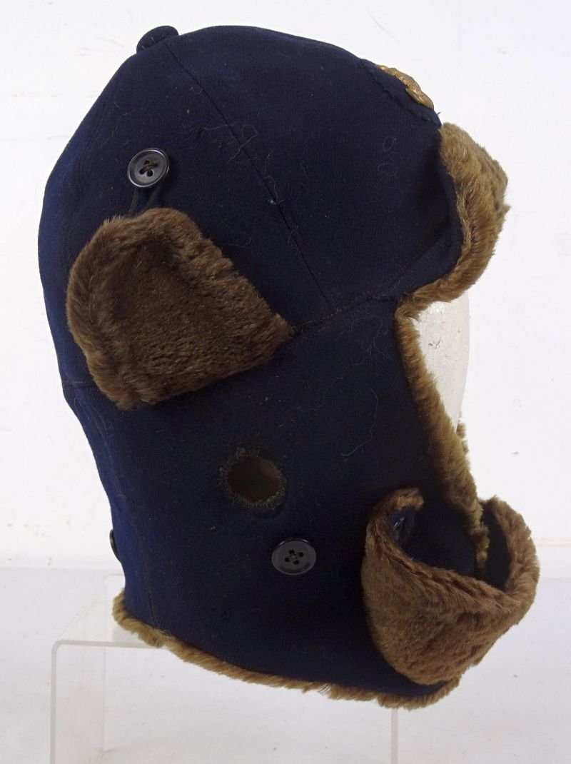 WWII Japanese Navy Officer Cold Weather Pile Cap — image 9