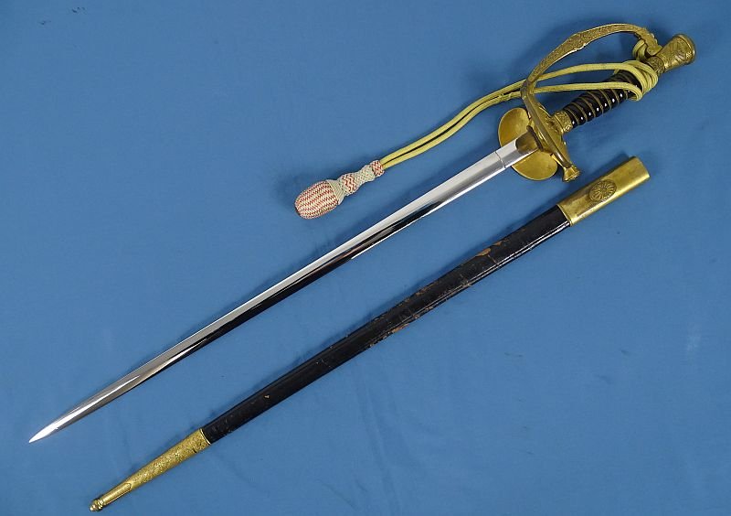 Japanese Army Field Grade Officer Type 19 Court Style Full Dress Sword — image 2