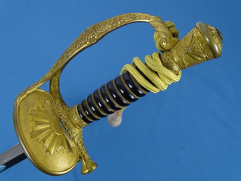 Japanese Army Field Grade Officer Type 19 Court Style Full Dress Sword — image 6