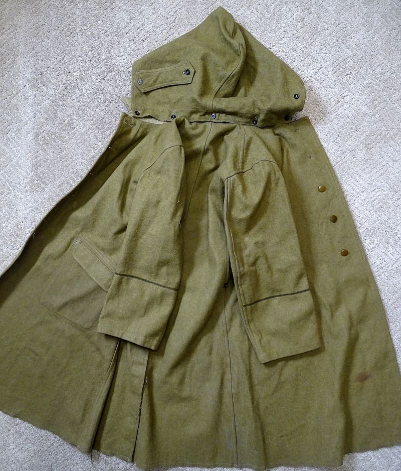 1939 Dated Japanese Army Officer Overcoat With Hood — image 4
