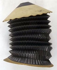 WWII Japanese Paper Collapsible Blackout Lantern