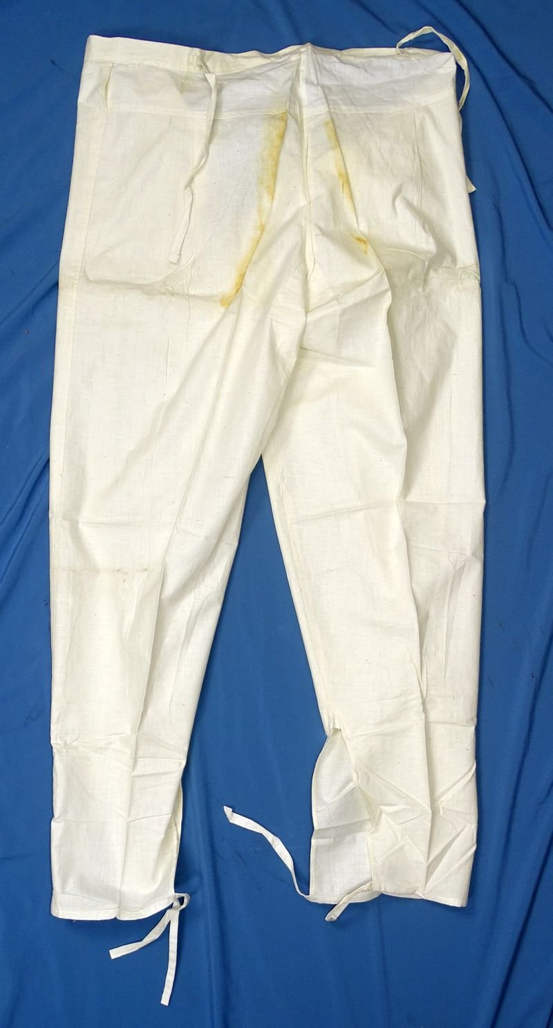Japanese Officer's White Cotton Long Underwear — image 3