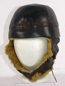 WWII Japanese Army Tanker Winter Helmet