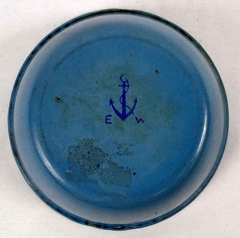 WWII Japanese Navy Enamel Bowl — image 2