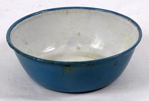 WWII Japanese Navy Enamel Bowl