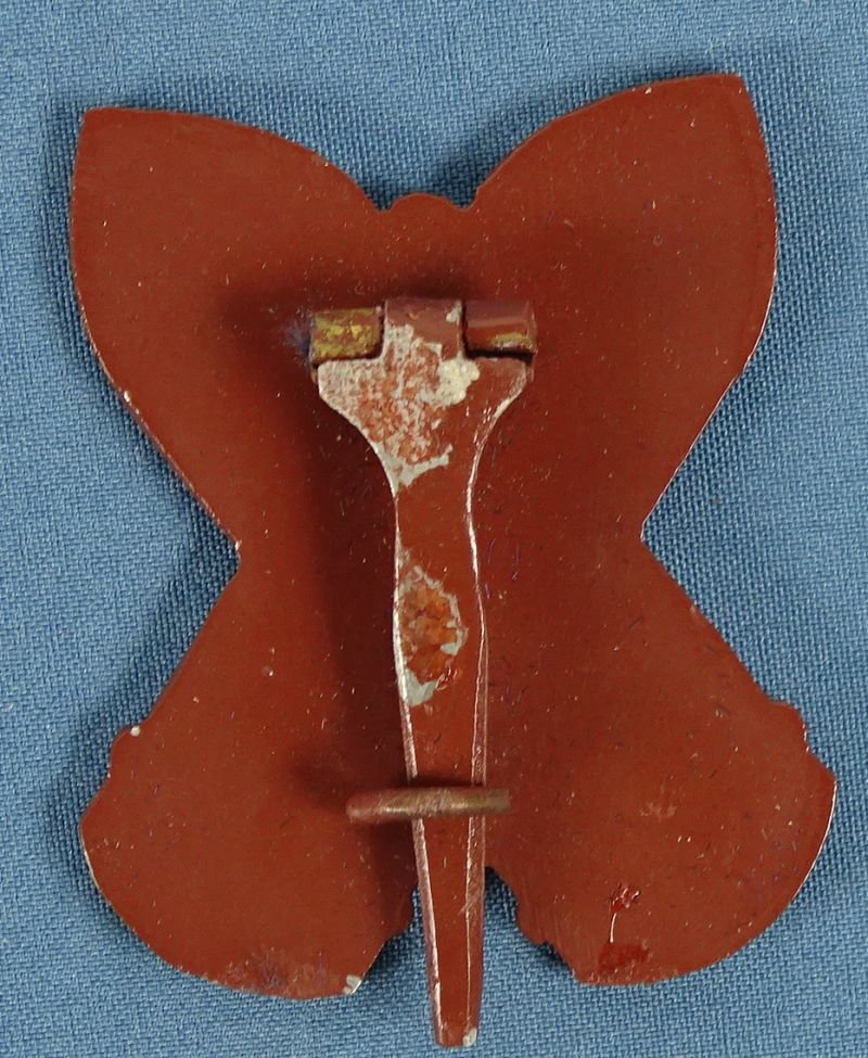 Cased WWII Second Class Japanese Naval Gunnery Proficiency Badge — image 2