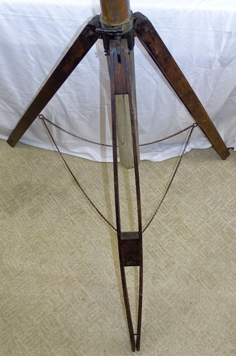 Large WWII Japanese Navy 15 x 80 Binoculars on Tripod — image 10