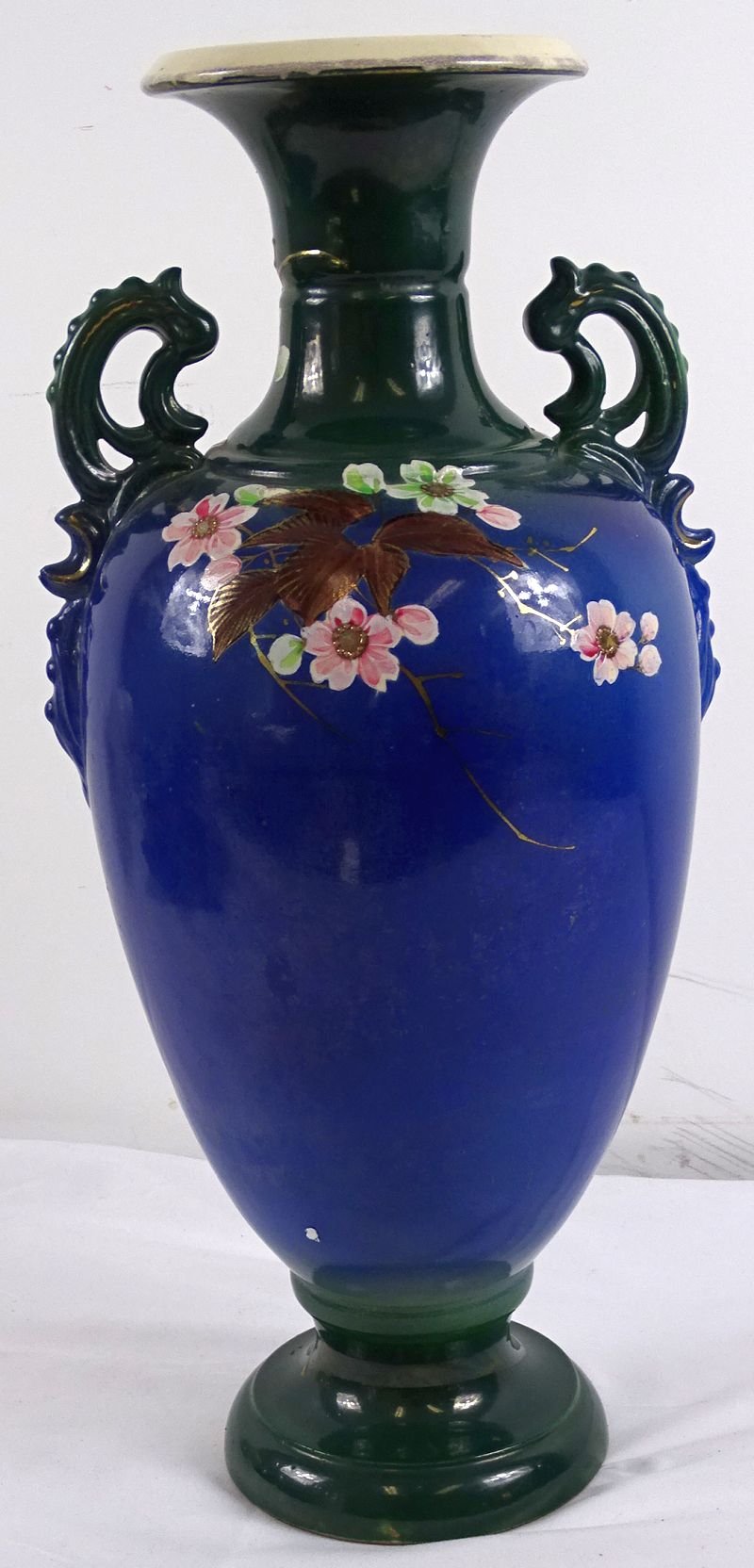 Large 18-1/2″ Porcelain Japanese Satsuma Meiji Period Russo-Japanese War Vase — image 5