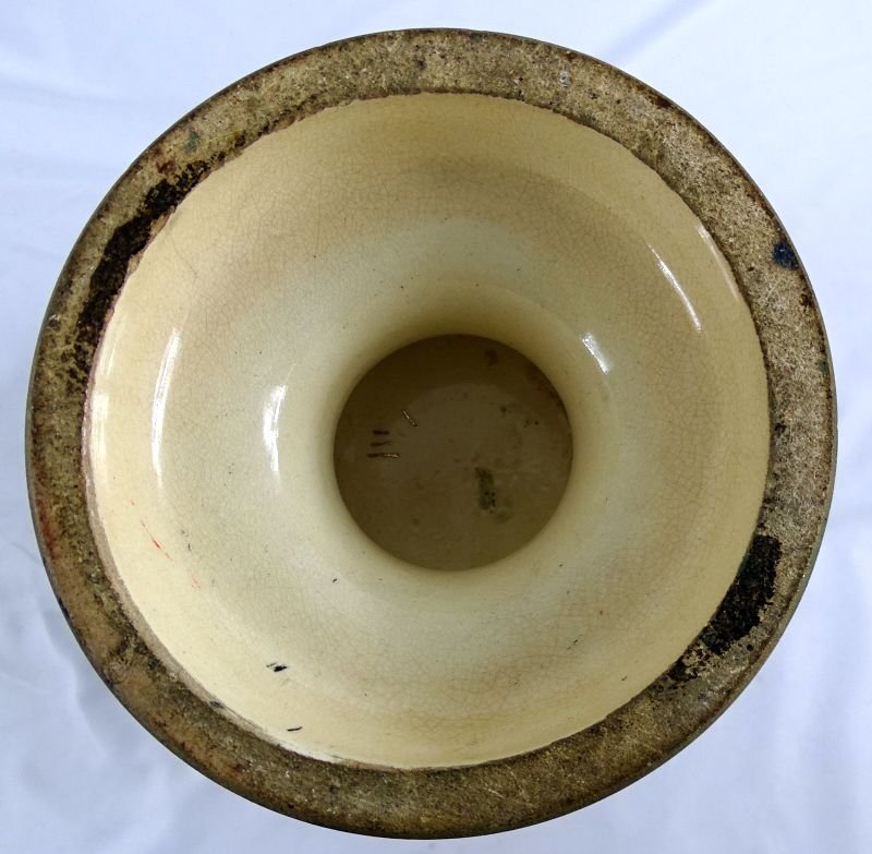 Large 18-1/2″ Porcelain Japanese Satsuma Meiji Period Russo-Japanese War Vase — image 8