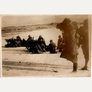 Photo Of Japanese Artillery Battery