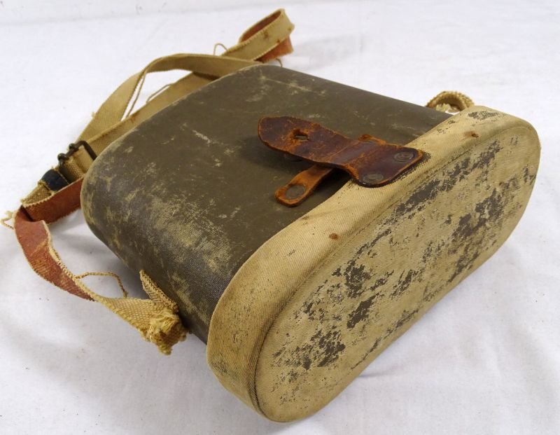 Large WWII Japanese 7 X 49 Binoculars in Tropical Canvas Case — image 11