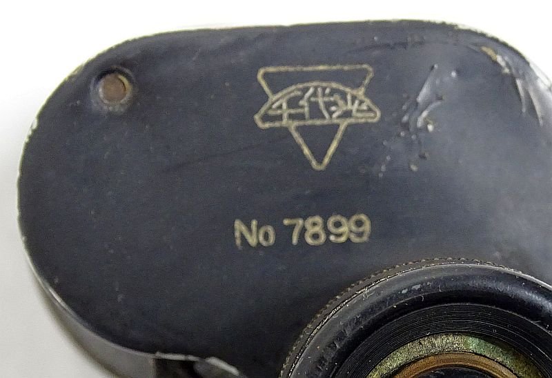 Large WWII Japanese 7 X 49 Binoculars in Tropical Canvas Case — image 6