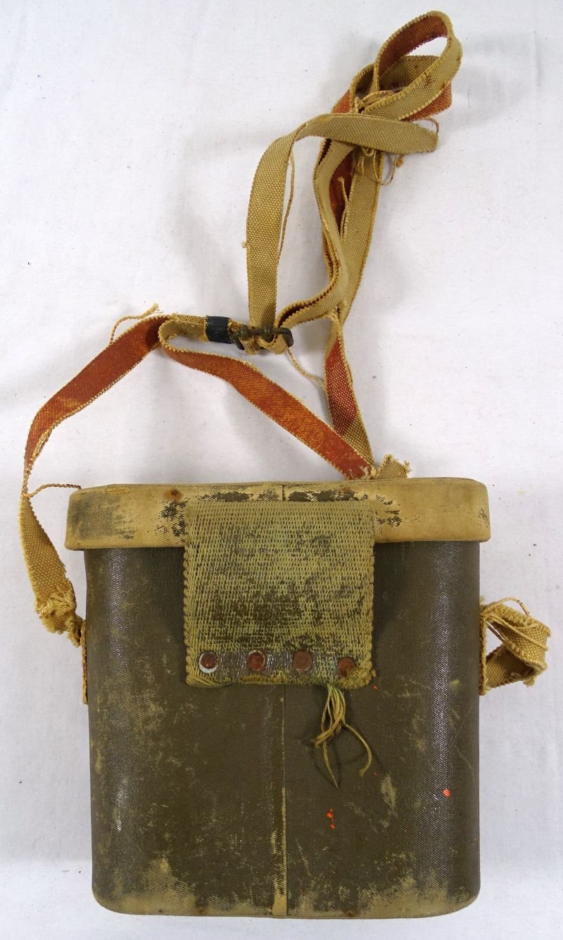 Large WWII Japanese 7 X 49 Binoculars in Tropical Canvas Case — image 9
