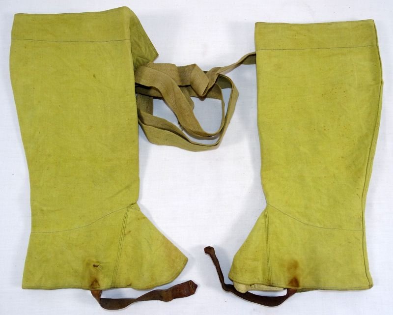 WWII Japanese Navy EM/NCO Cloth Gaiters — image 3