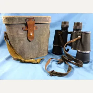 WWII Japanese Navy Officer 7 X 7.1 Cased Binoculars