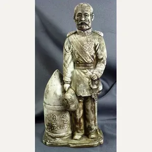 Large Porcelain Statue of General Nogi Maresuke