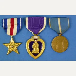 Posthumous Named Korean War U.S. Army Silver Star / Purple …